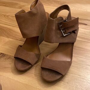 Arturo Chiang brown wedge sandals